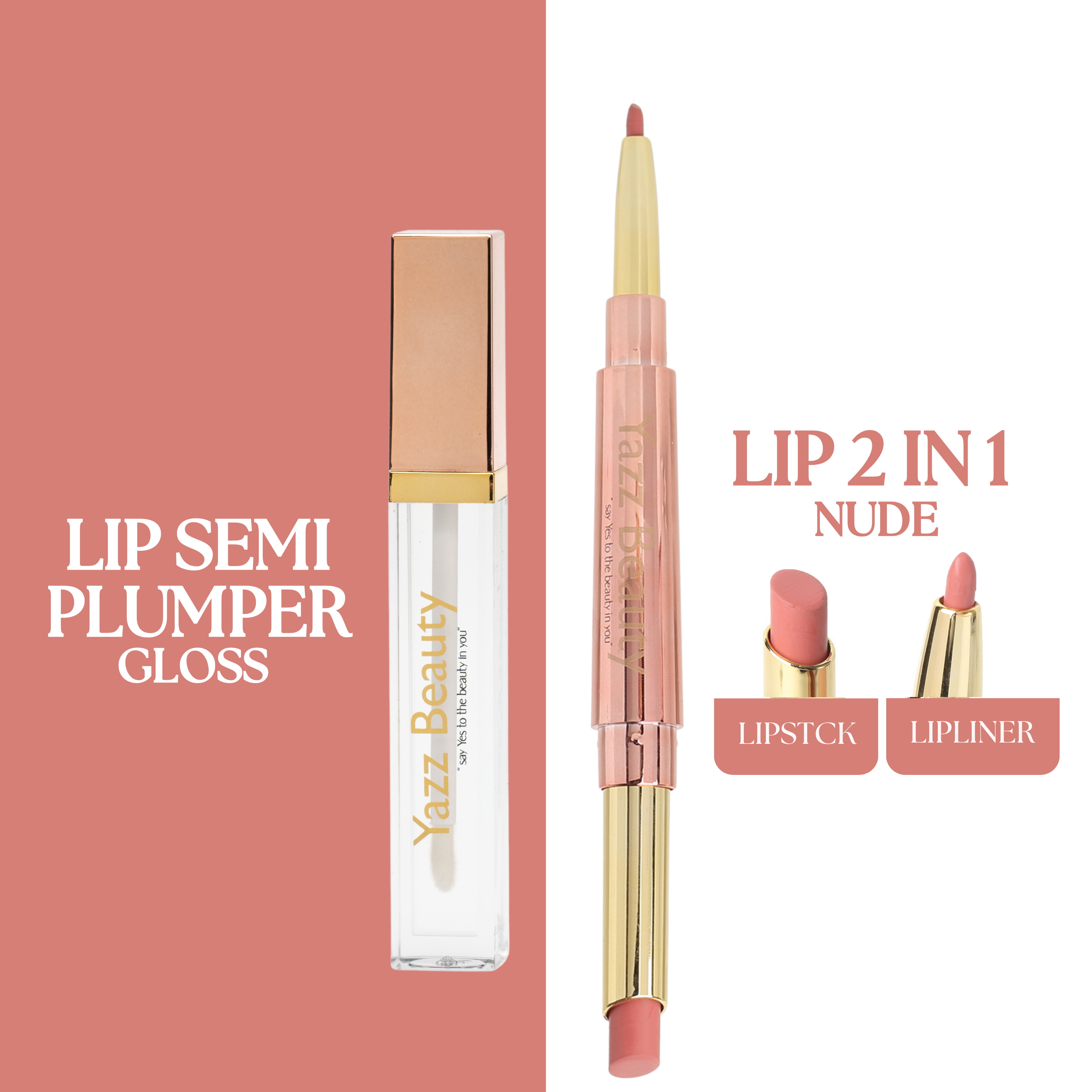 3 in 1 Lip Plumper Kit Nude