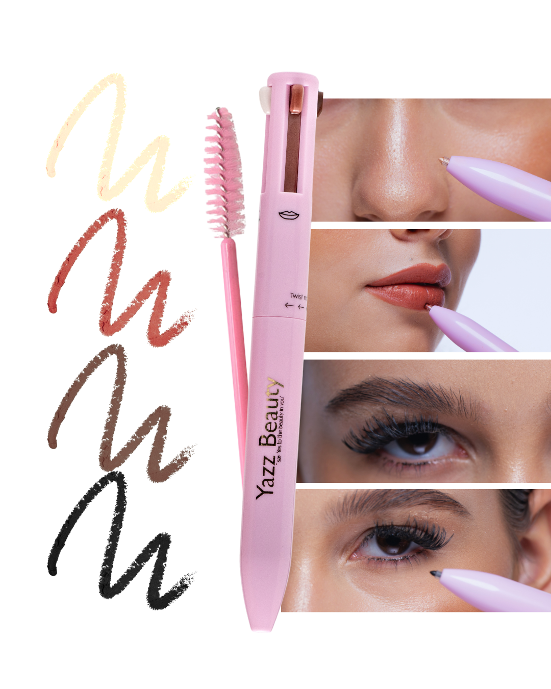 Makeup 4 in 1 Pen Coral Champagne