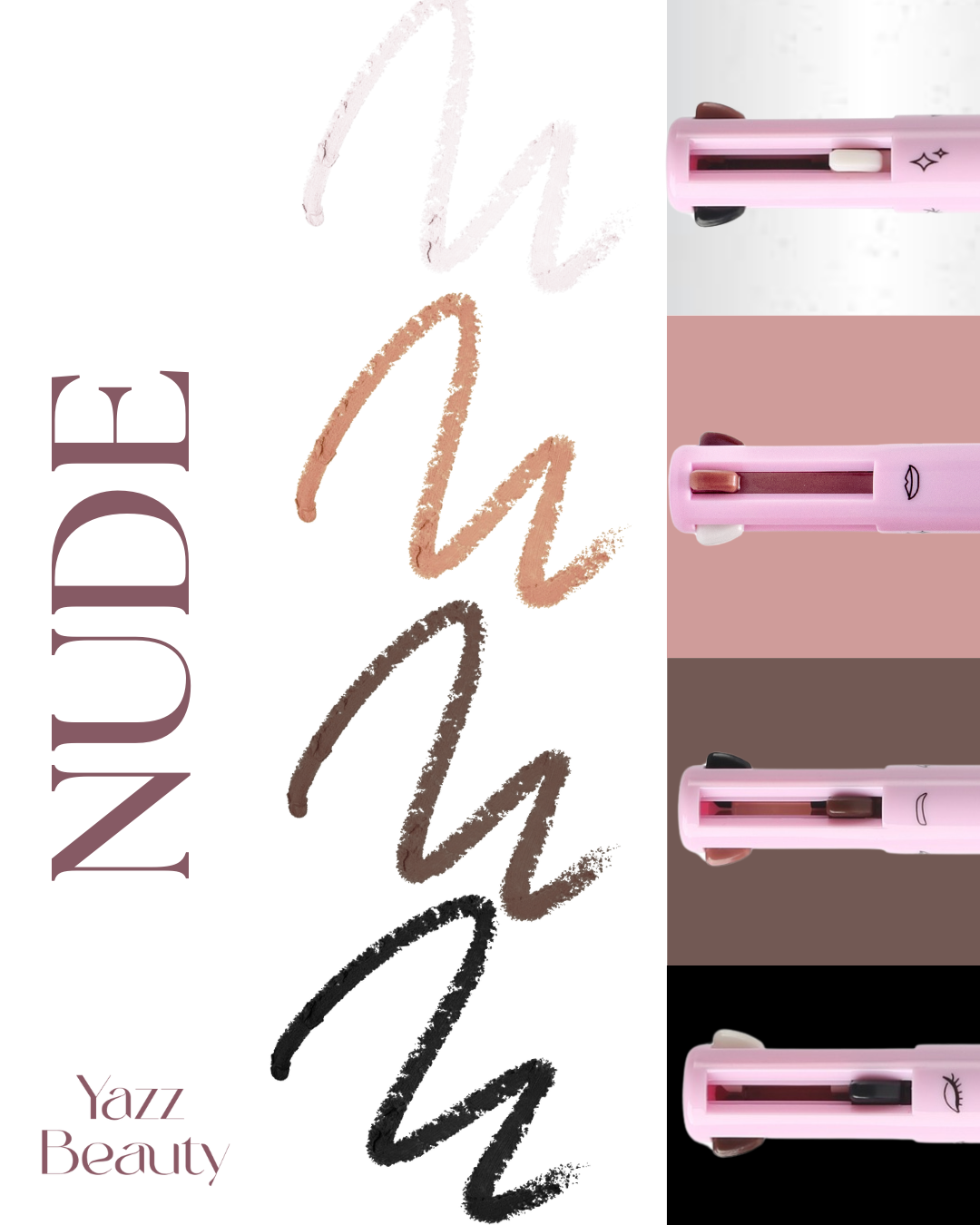 Makeup 4 in 1 Pen Nude