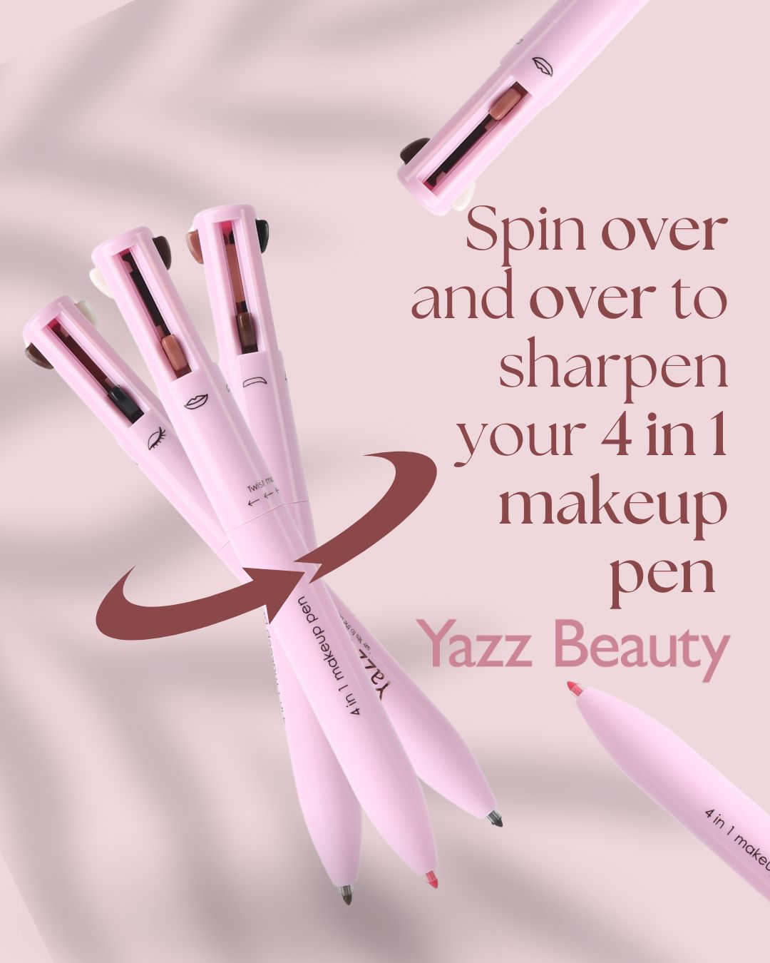 Makeup 4 in 1 Pen Pink