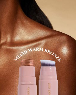 Bronzer Miami Warm Bronze - Stick Makeup | Glowing & Luminous Finish | Lightweight Facial Formula